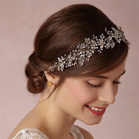 bridal headbands with rhinestones